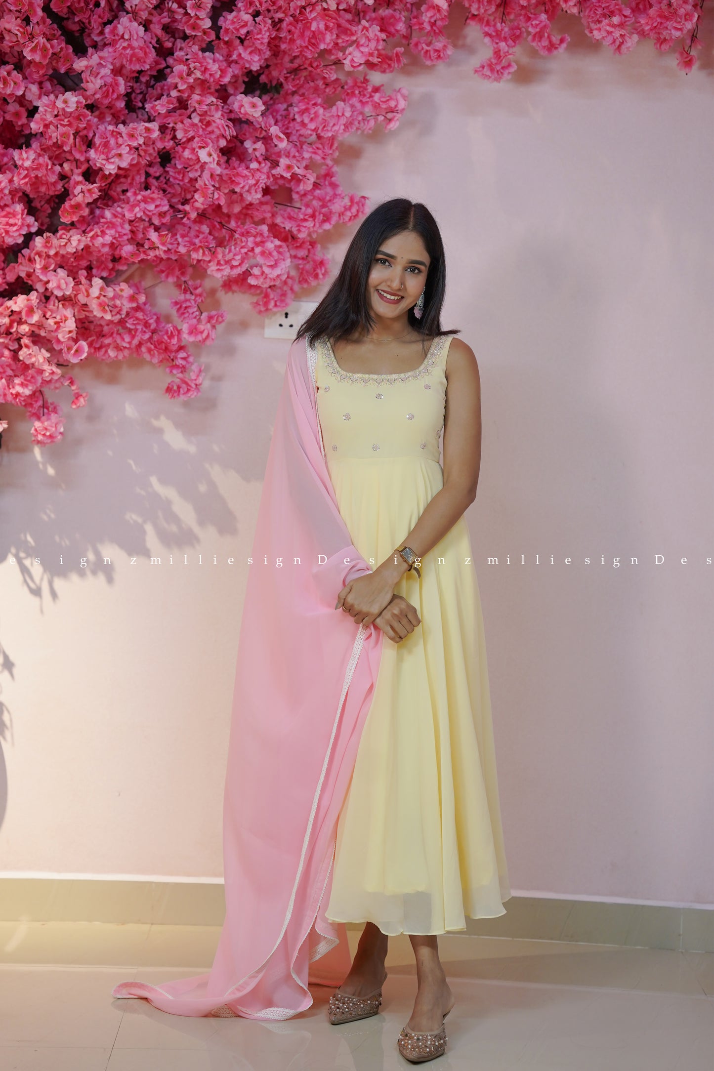 Two Piece Anarkali Set (MSD-172)