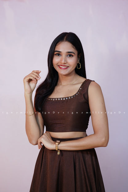 Skirt and Crop Top (MSD-188)