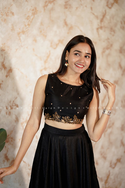 Skirt and Crop Top (MSD-098)