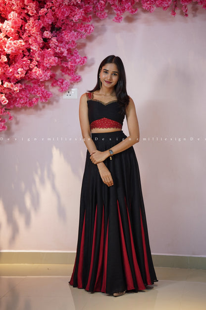 Two Piece Skirt and Crop Top (MSD-149)