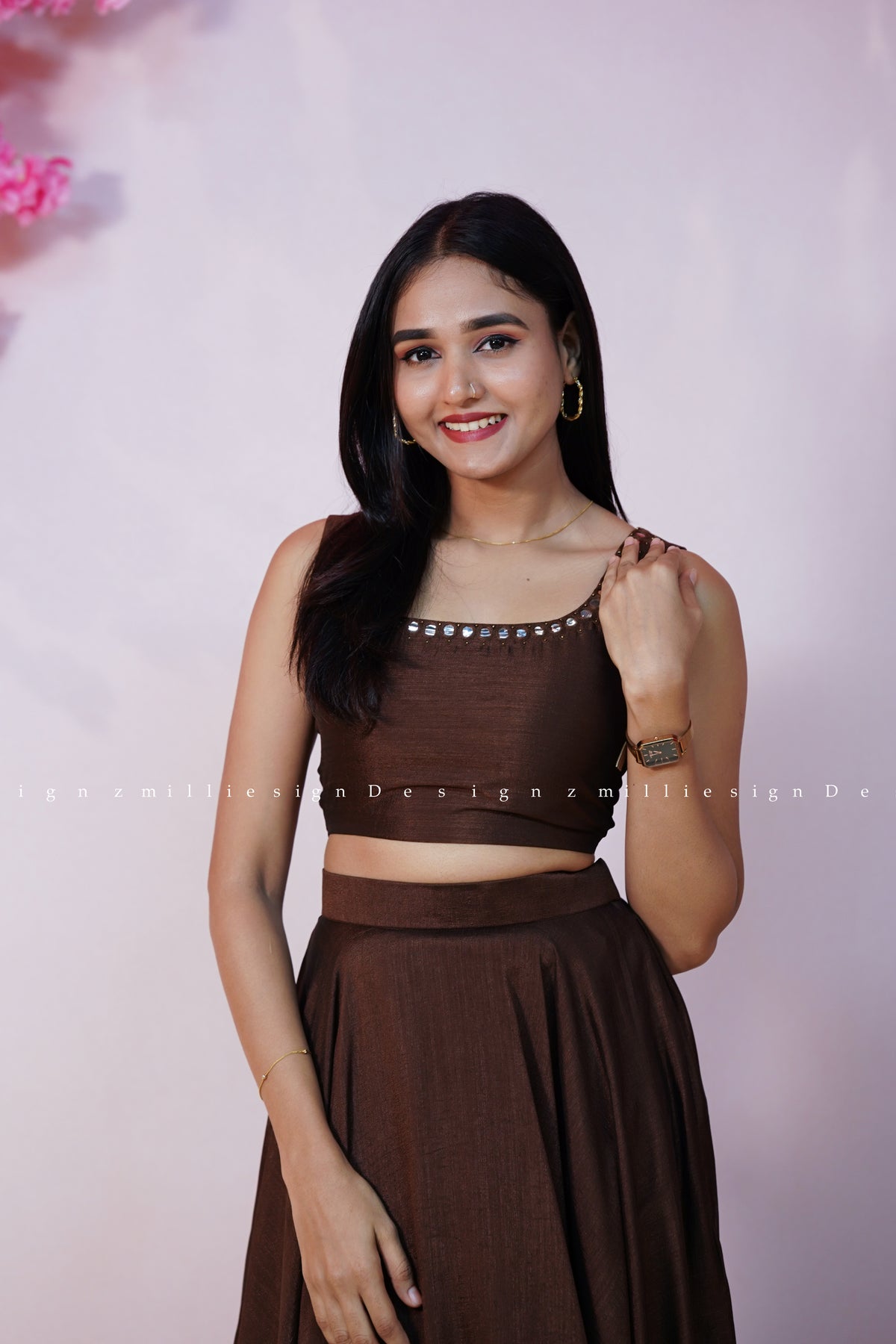 Skirt and Crop Top (MSD-188)