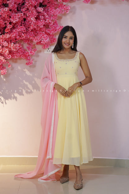Two Piece Anarkali Set (MSD-172)