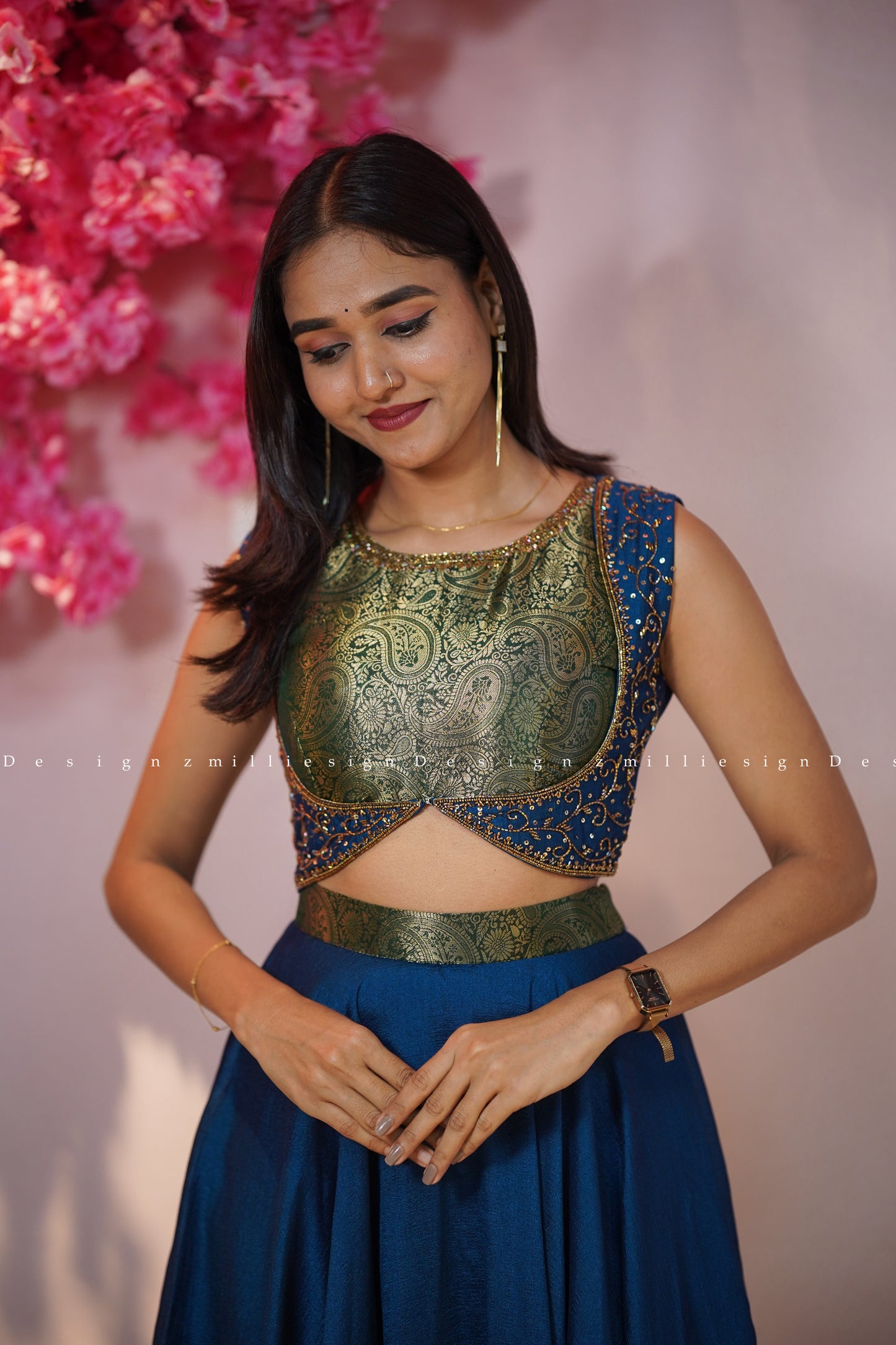 Two Piece Skirt and Crop Top (MSD-151)