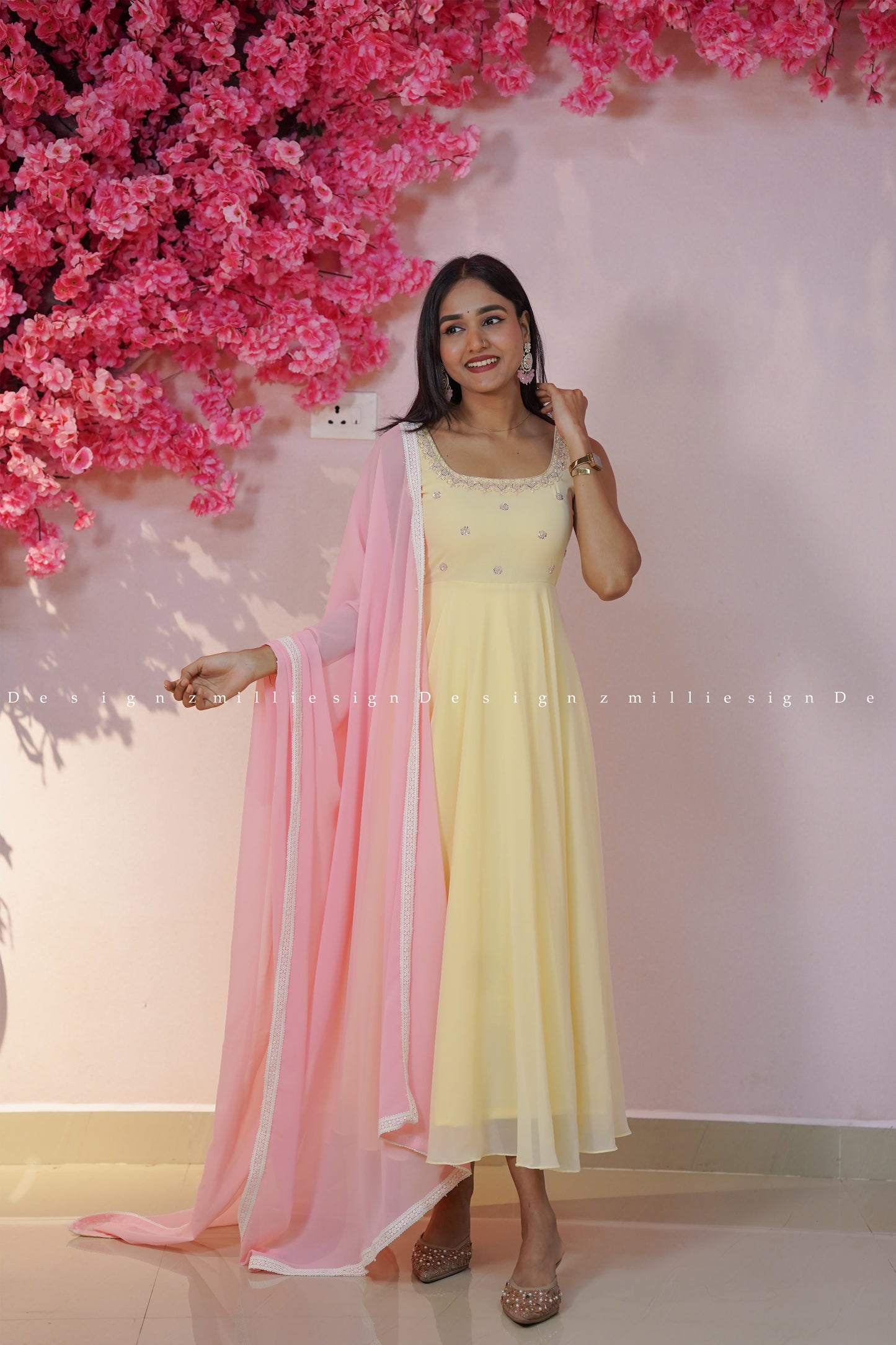 Two Piece Anarkali Set (MSD-172)