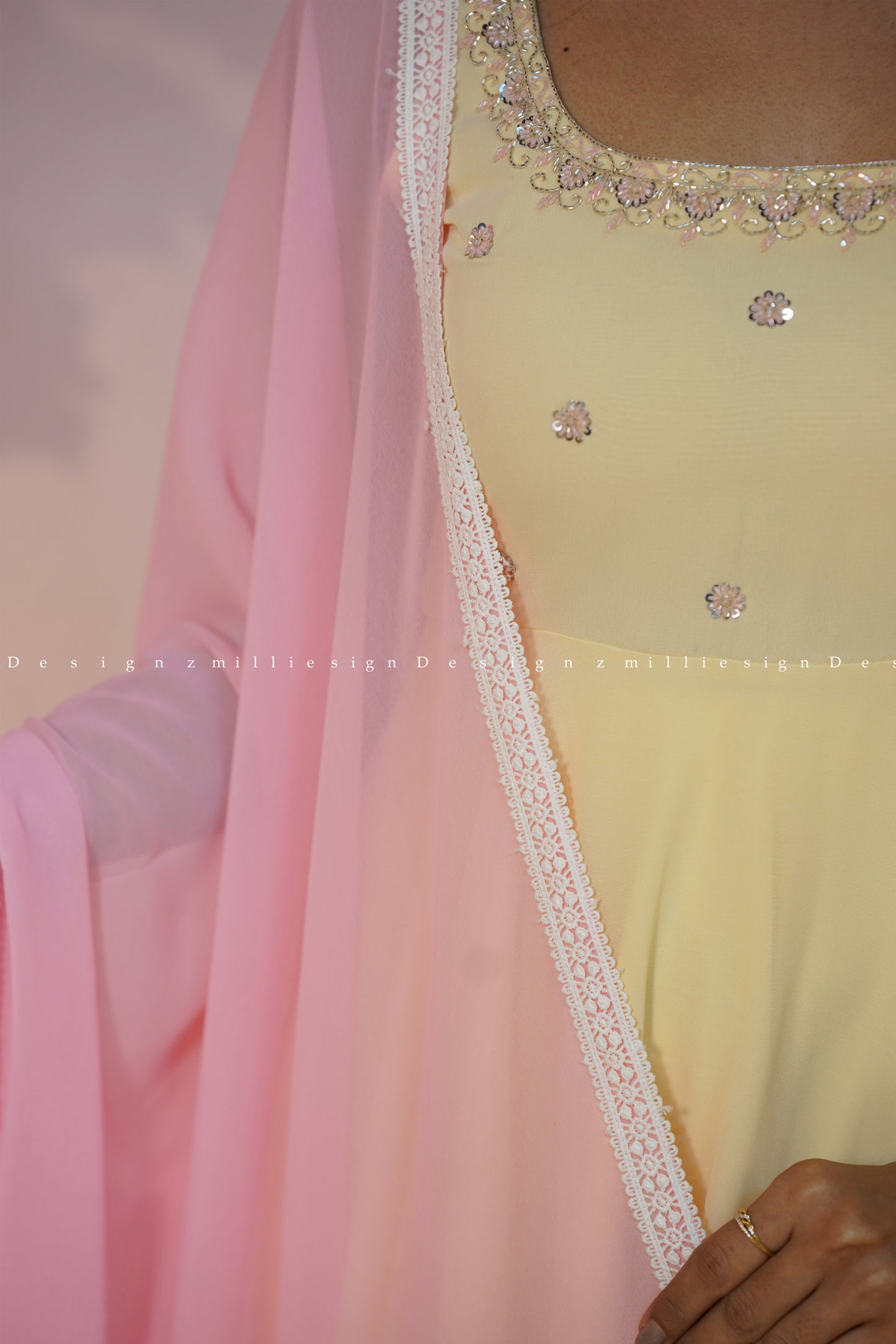 Two Piece Anarkali Set (MSD-172)