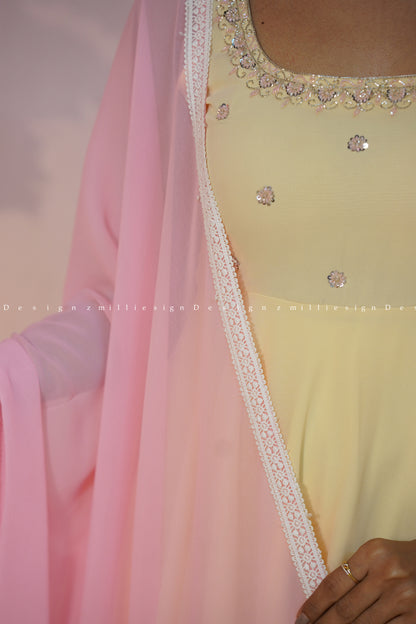 Two Piece Anarkali Set (MSD-172)