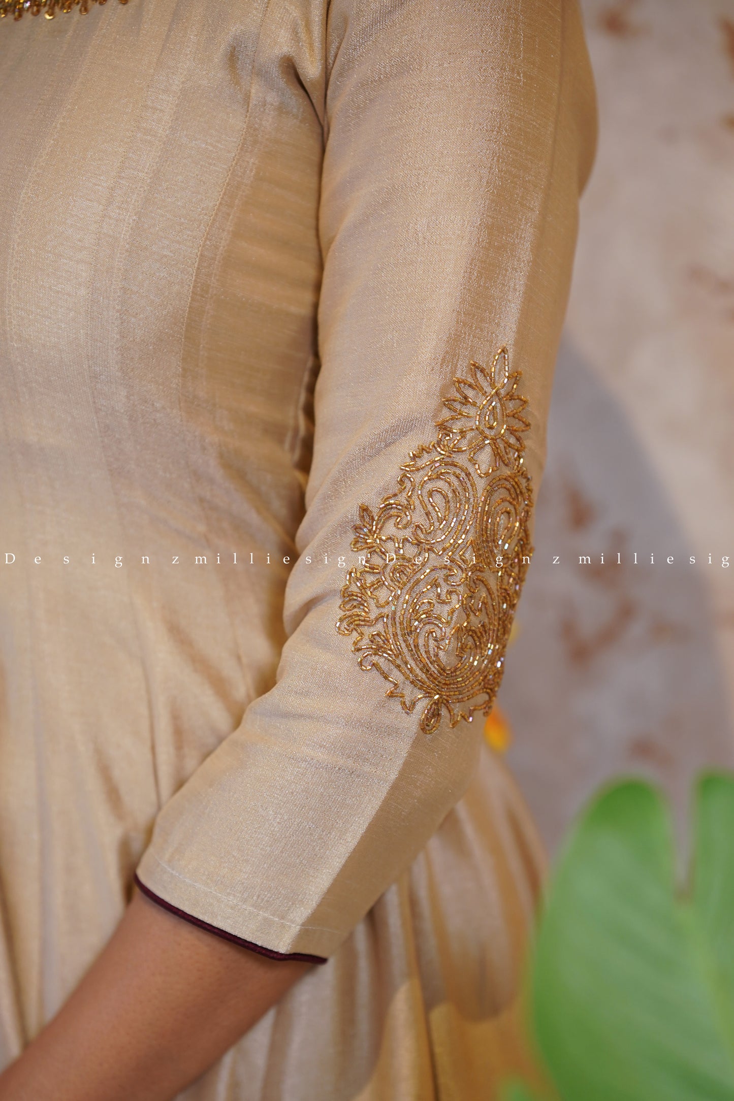 Two Piece Panel Cut Anarkali with Dupatta (MSD-145)