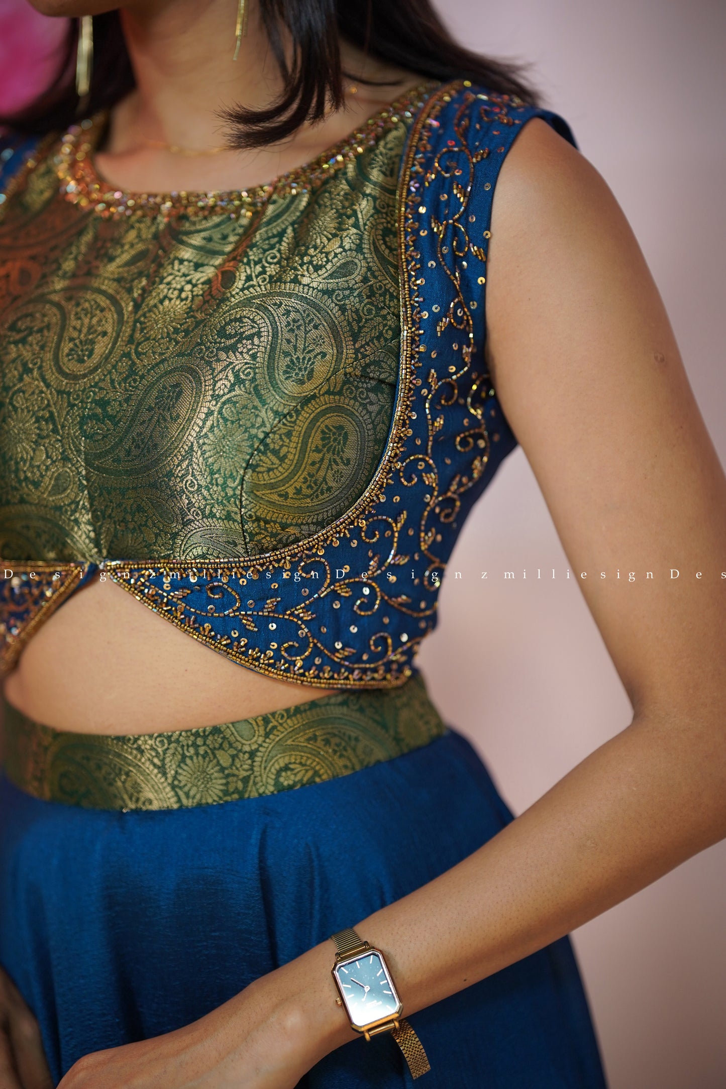 Two Piece Skirt and Crop Top (MSD-151)