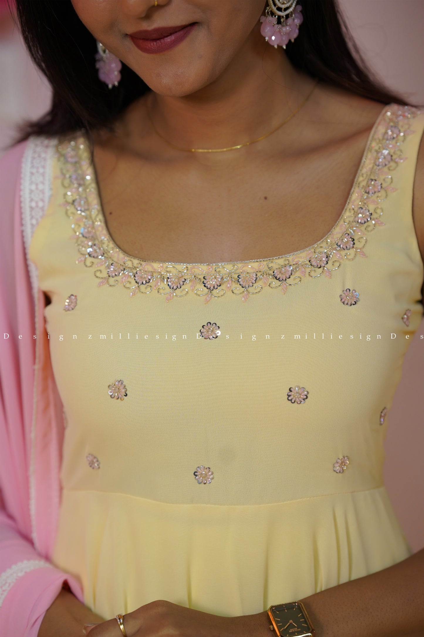Two Piece Anarkali Set (MSD-172)