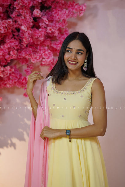 Two Piece Anarkali Set (MSD-172)