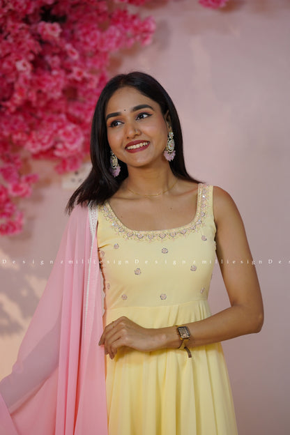 Two Piece Anarkali Set (MSD-172)