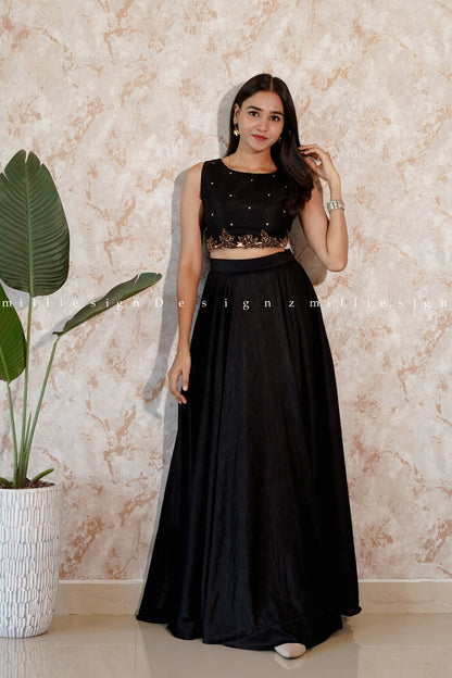Skirt and Crop Top (MSD-098)