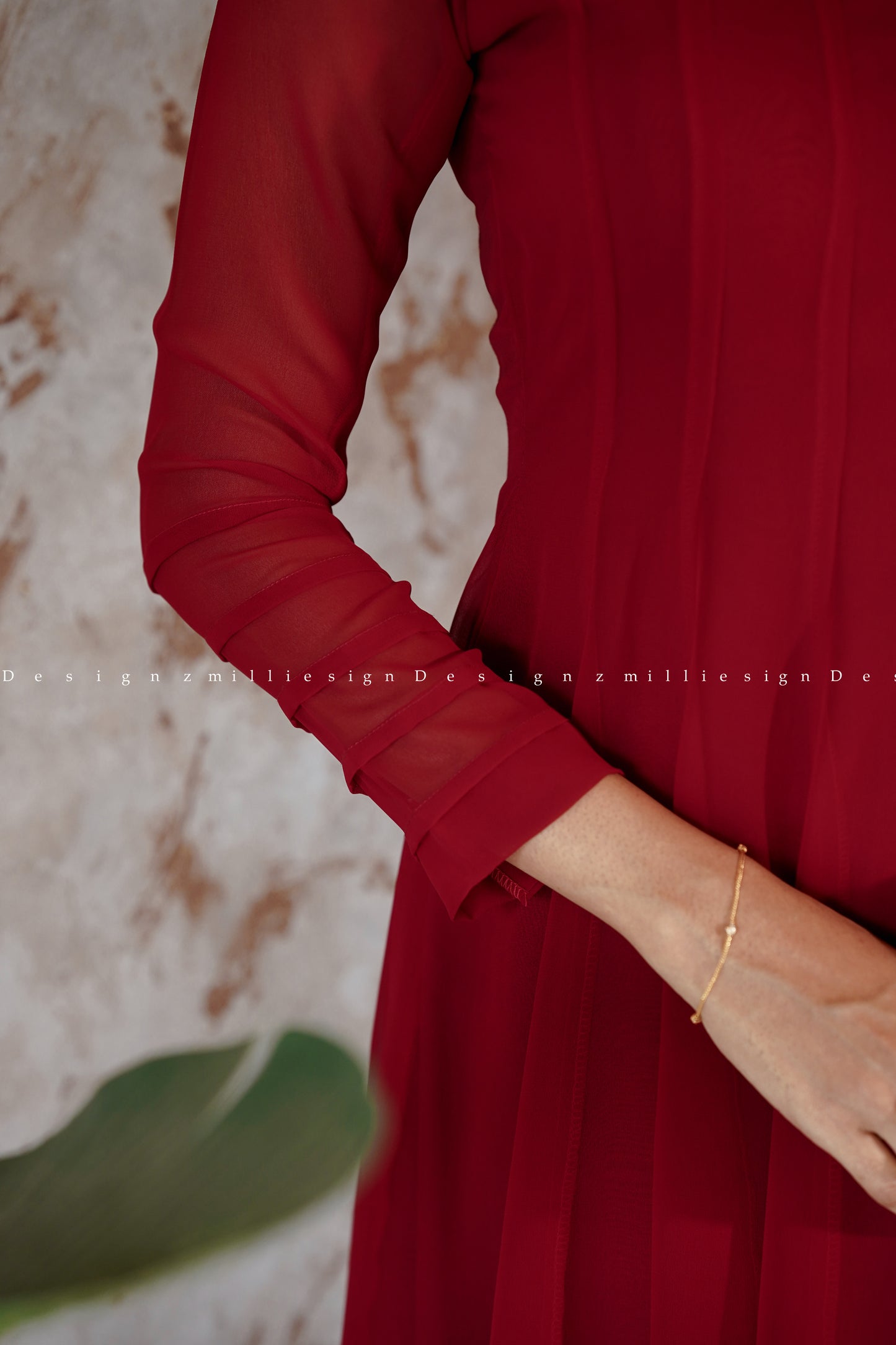 Three Piece Panel Cut Anarkali (MSD-111)