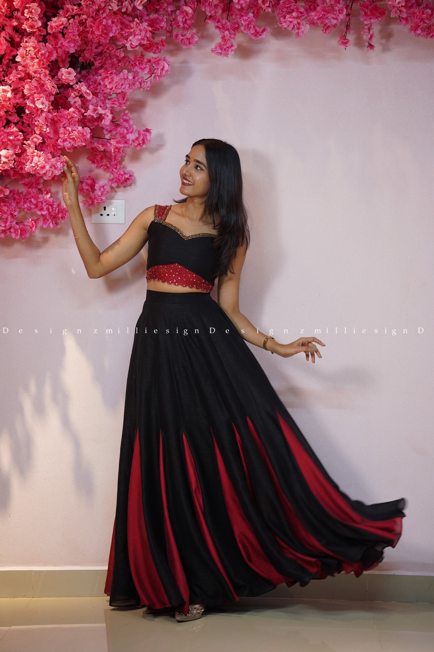Two Piece Skirt and Crop Top (MSD-149)