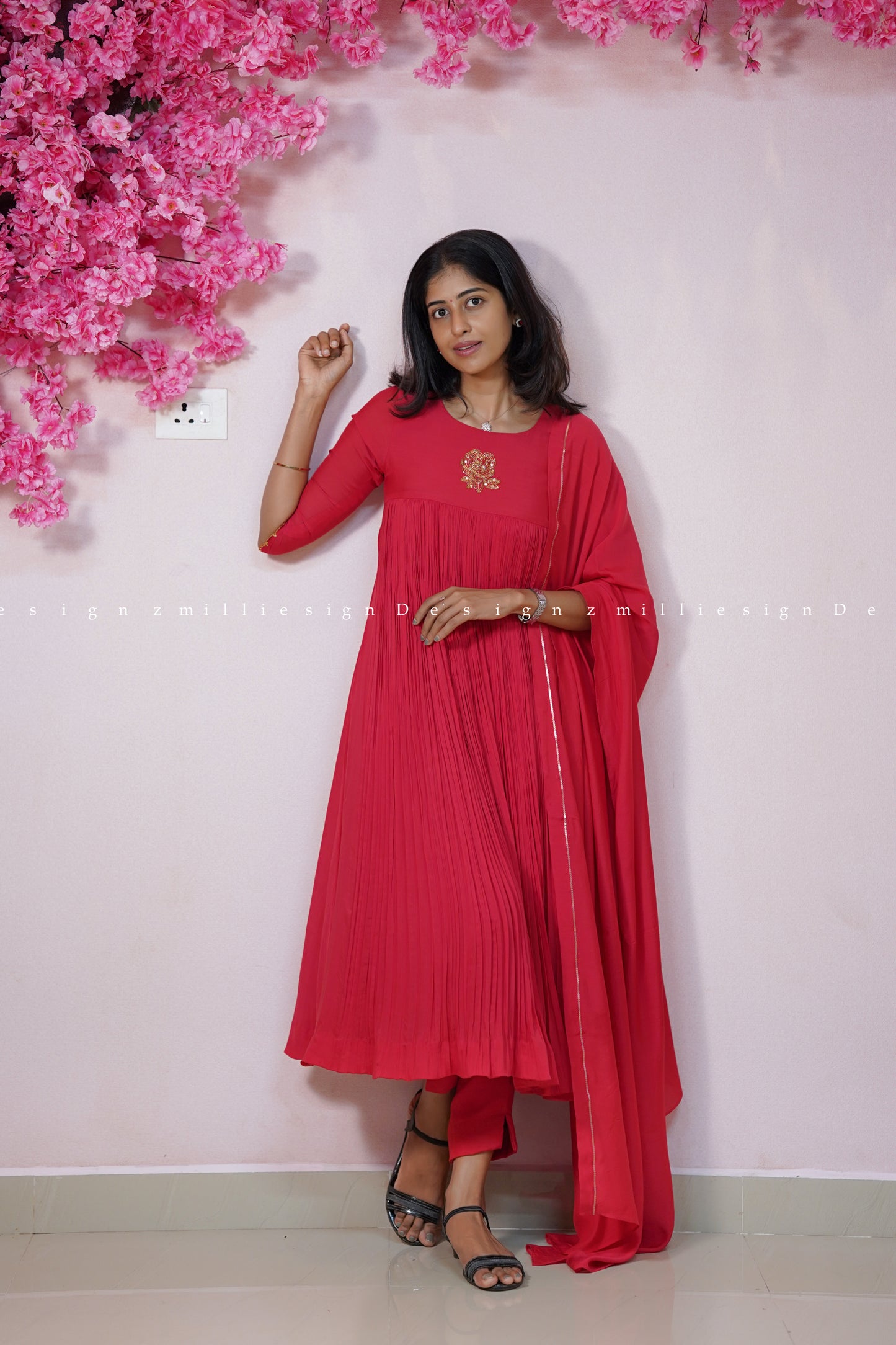 Premium Cotton Silk Three Piece Set (MSD-170)