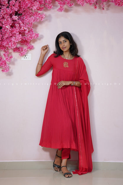 Premium Cotton Silk Three Piece Set (MSD-170)