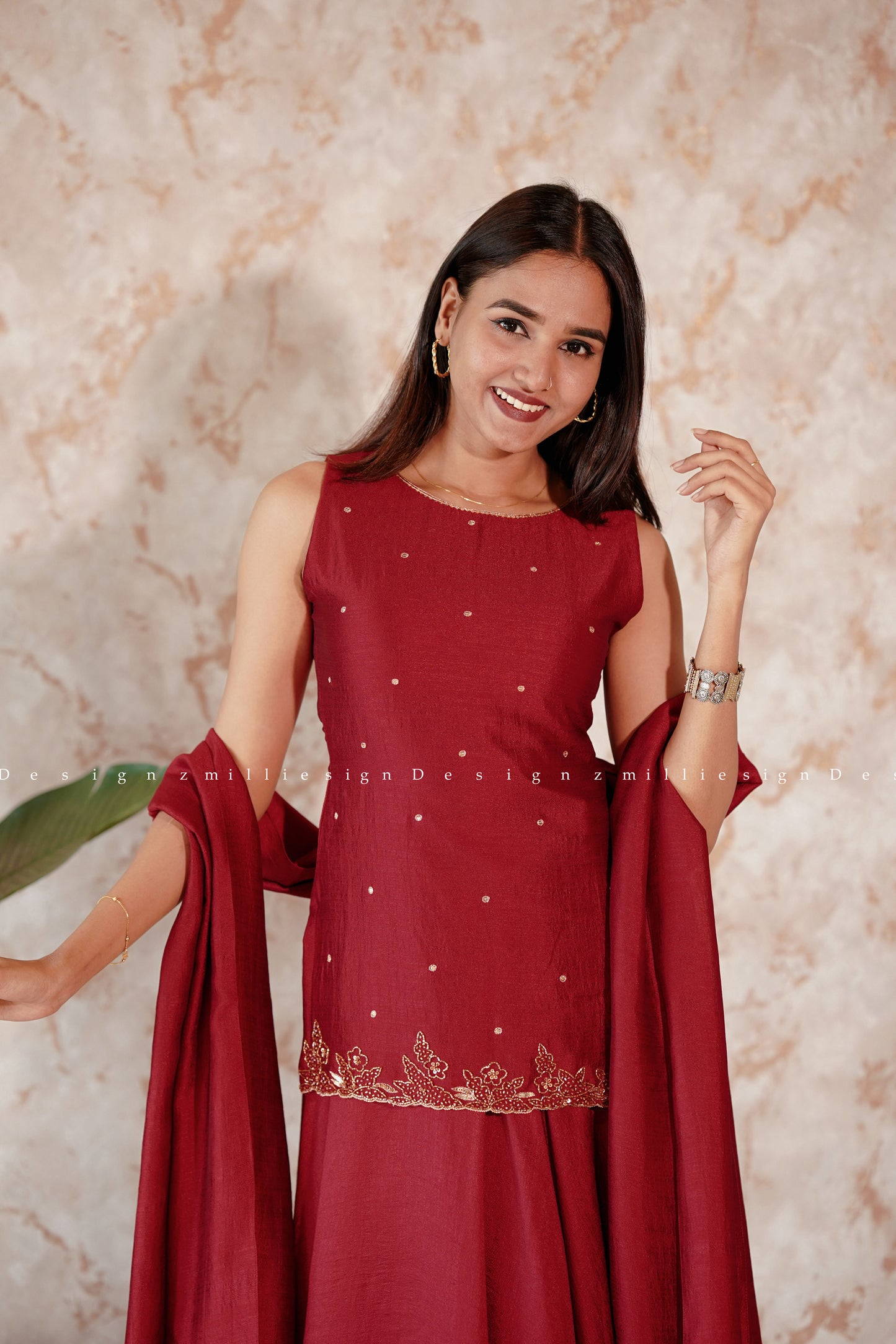 Skirt Top and Dupatta (MSD-105)