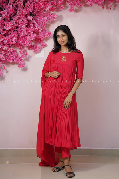Premium Cotton Silk Three Piece Set (MSD-170)