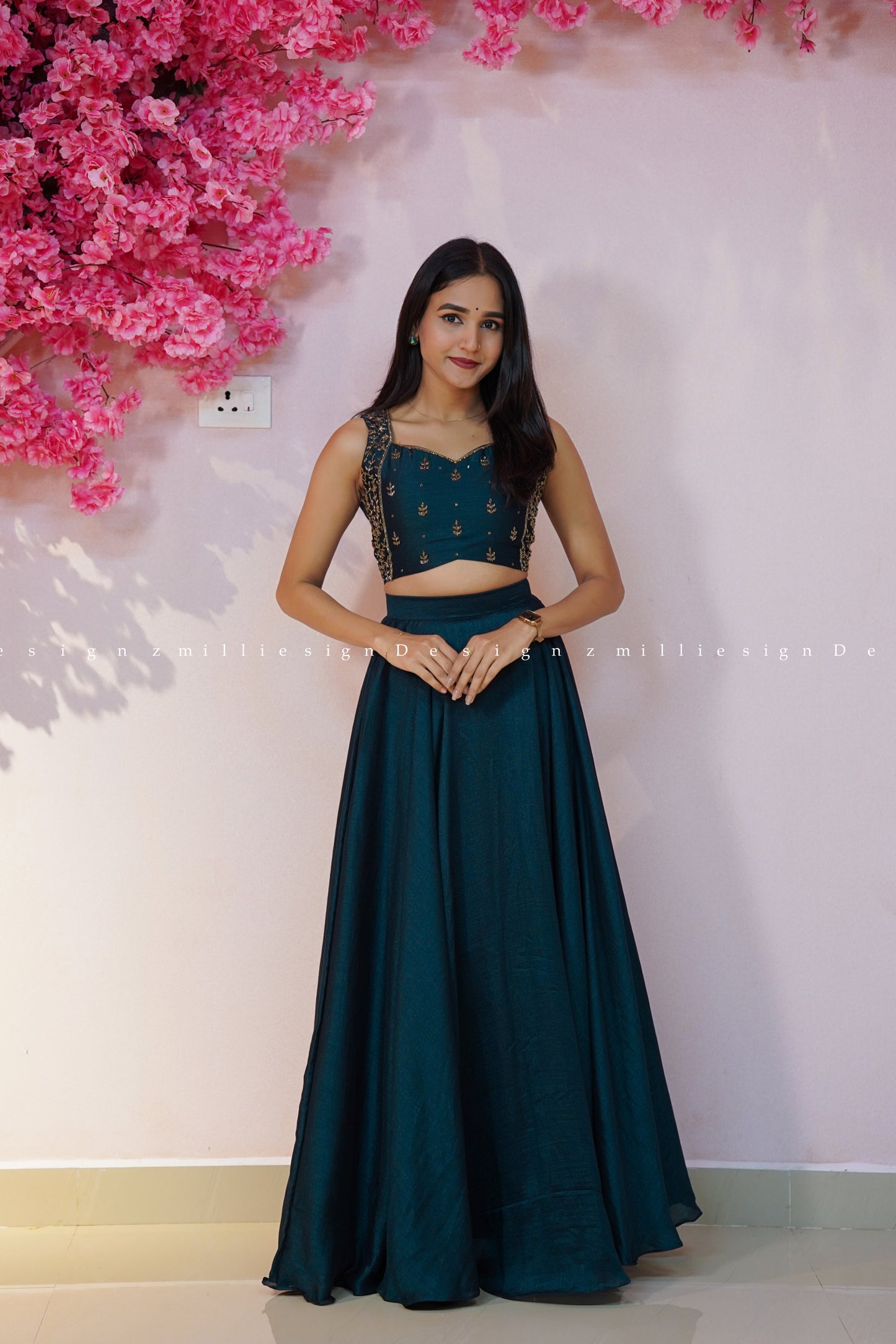 Skirt and Crop Top (MSD-175)