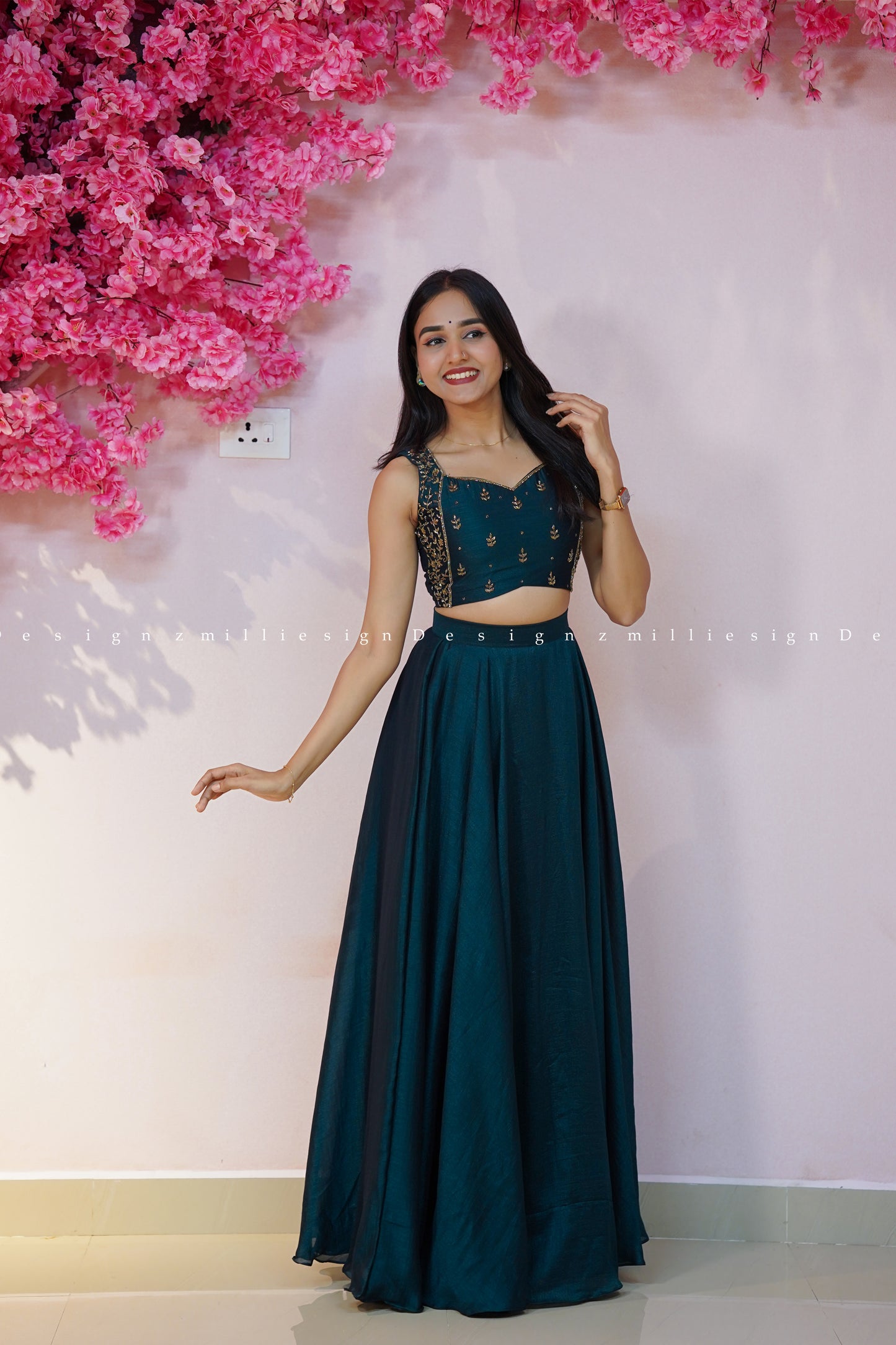 Skirt and Crop Top (MSD-175)