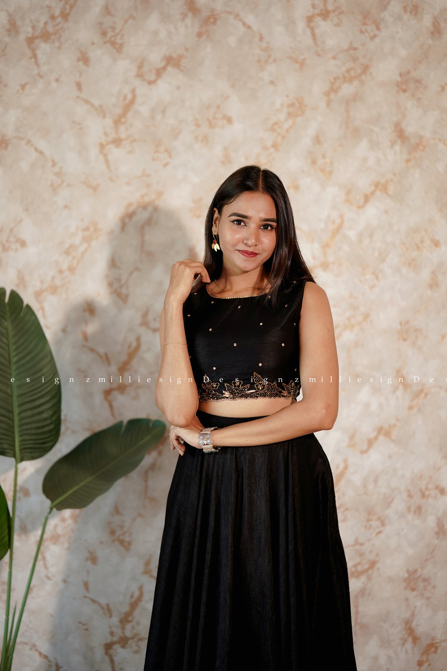 Skirt and Crop Top (MSD-098)