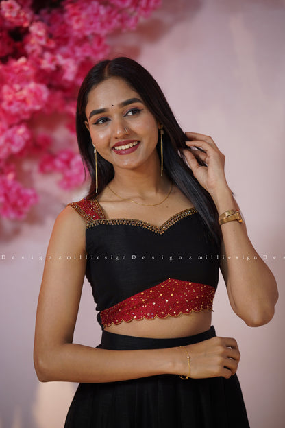 Two Piece Skirt and Crop Top (MSD-149)