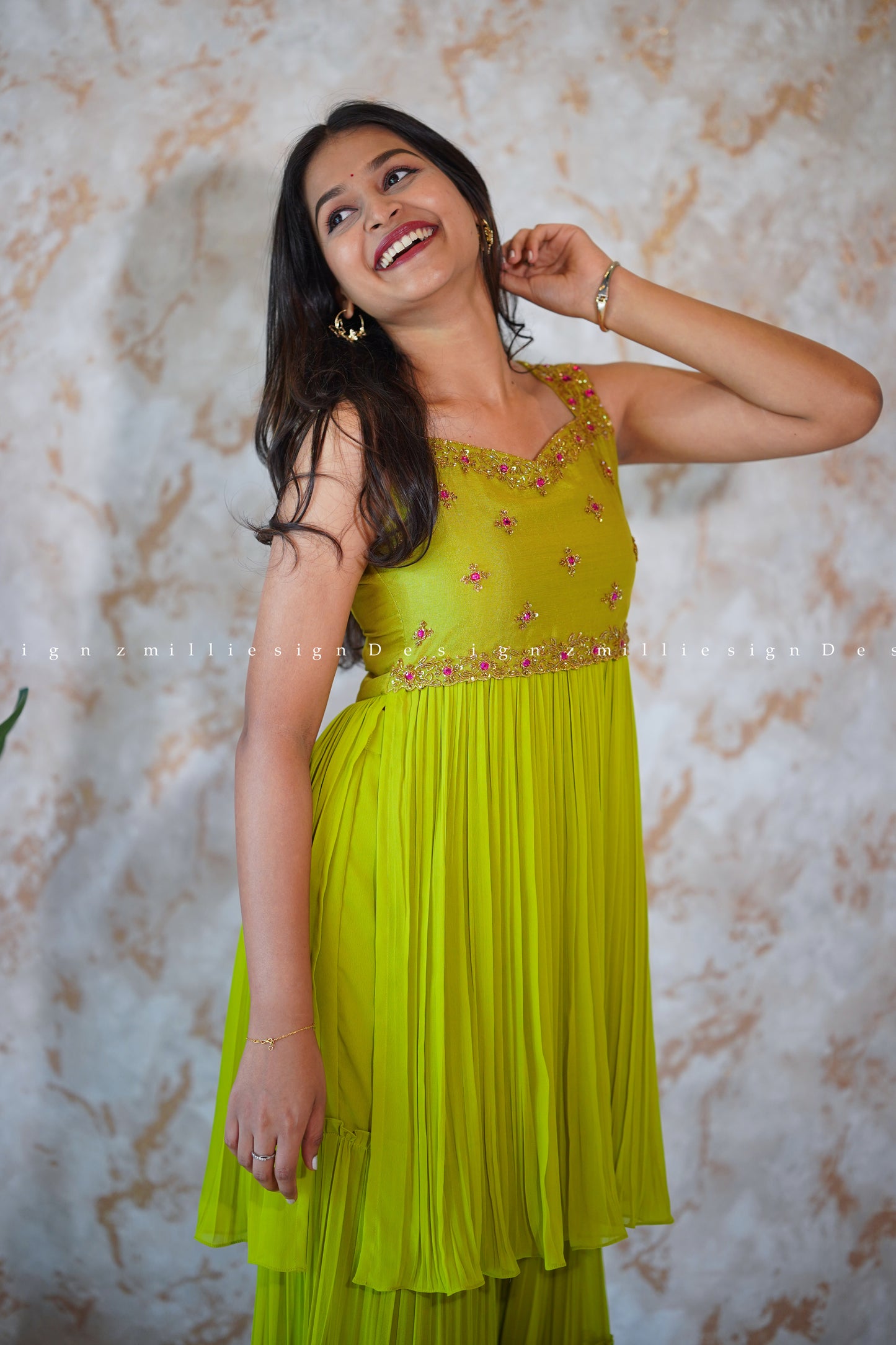 Two Piece Set Sharara (MSD-123)
