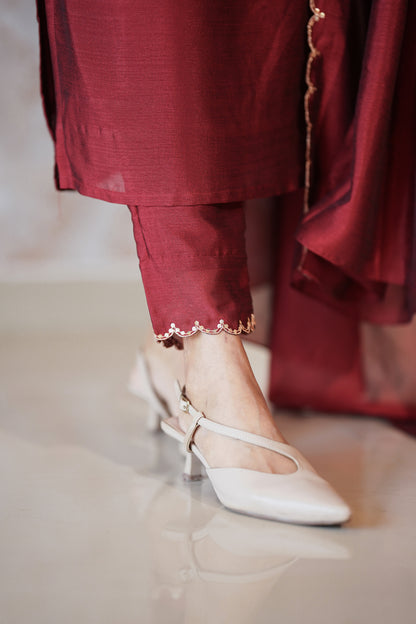 Three Piece Top, Pant and Dupatta (MSD-110)