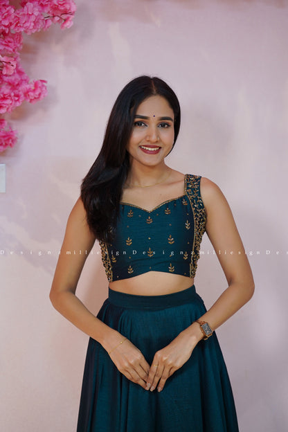 Skirt and Crop Top (MSD-175)