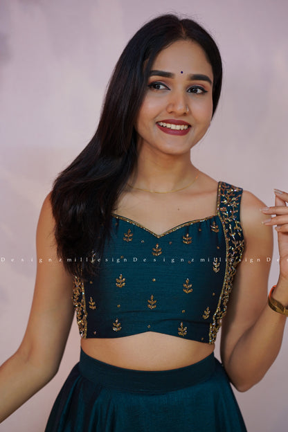 Skirt and Crop Top (MSD-175)