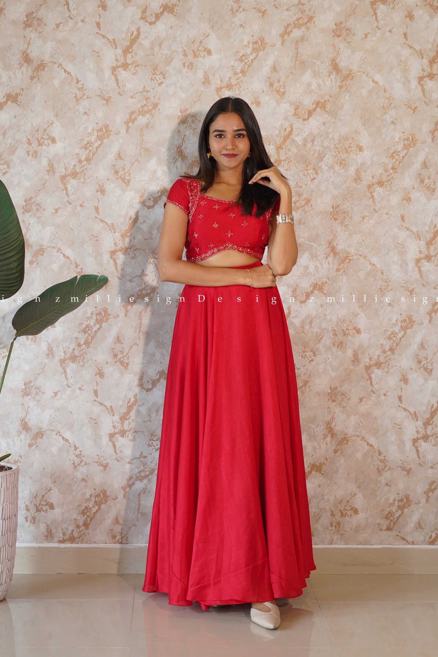 Skirt and Crop Top (MSD-107)