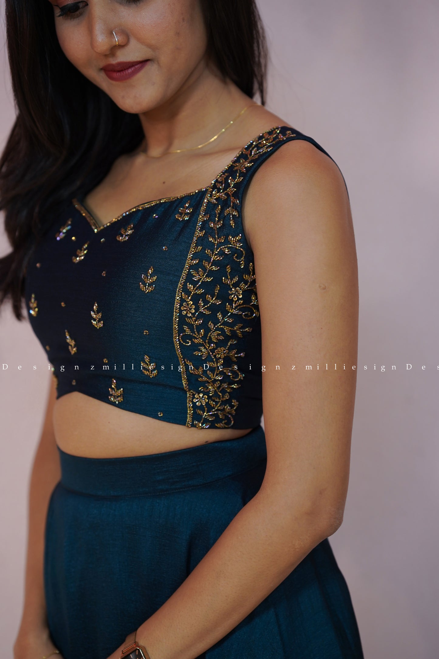 Skirt and Crop Top (MSD-175)