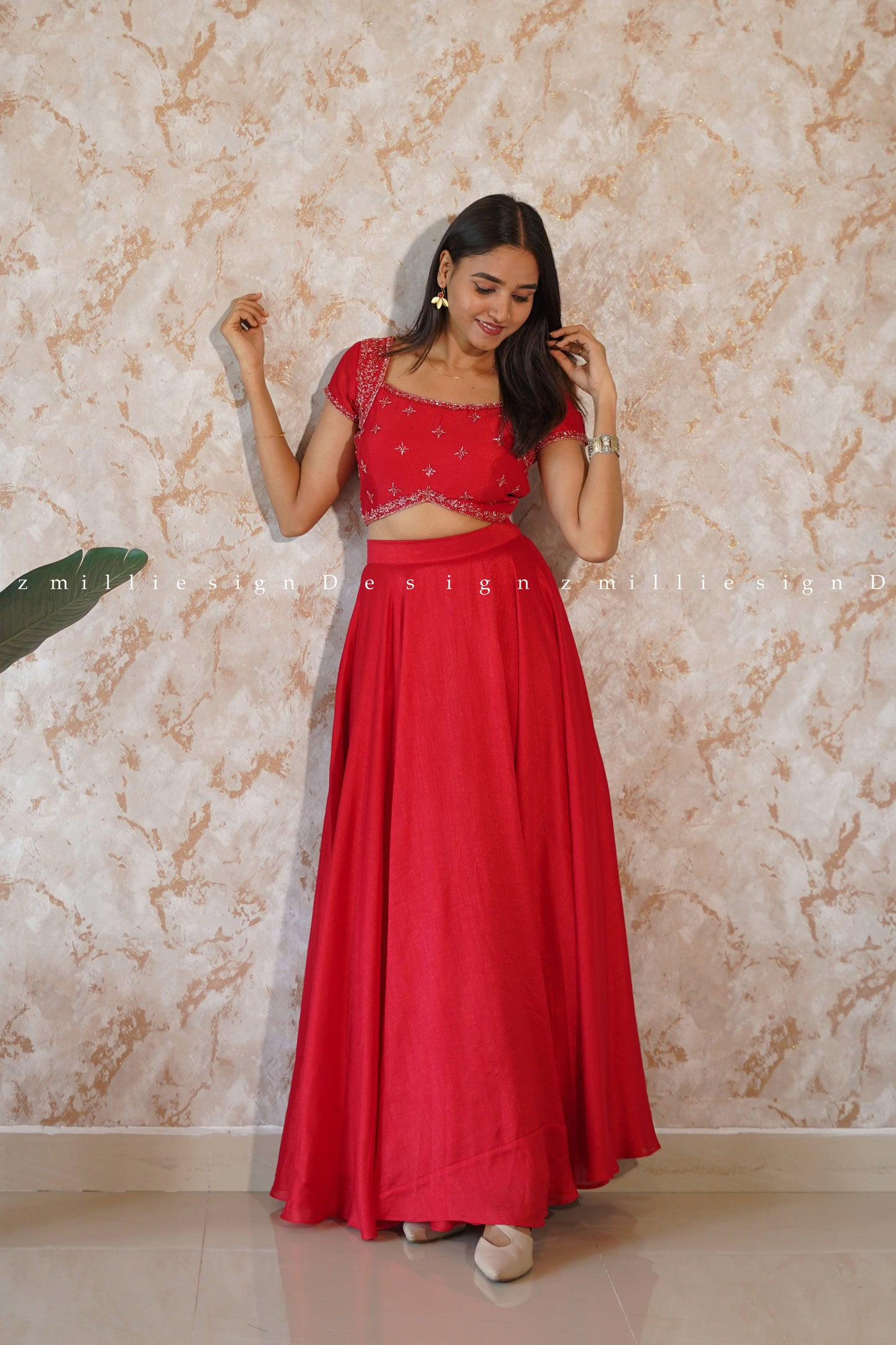 Skirt and Crop Top (MSD-107)