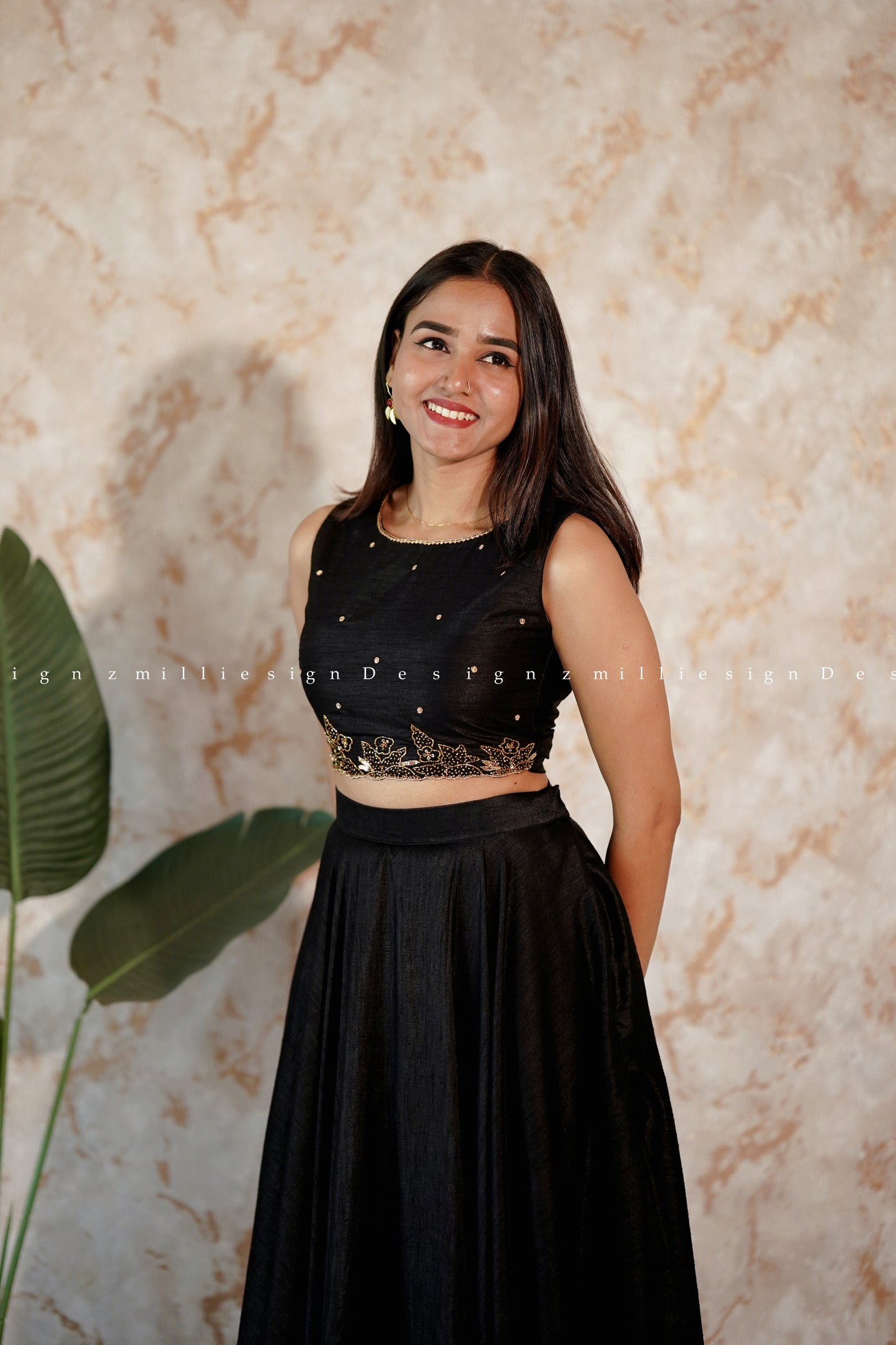 Skirt and Crop Top (MSD-098)