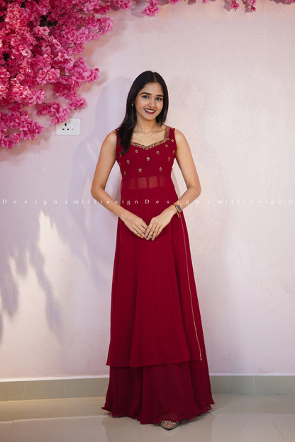 Two Piece Skirt and Long Top (MSD-153)