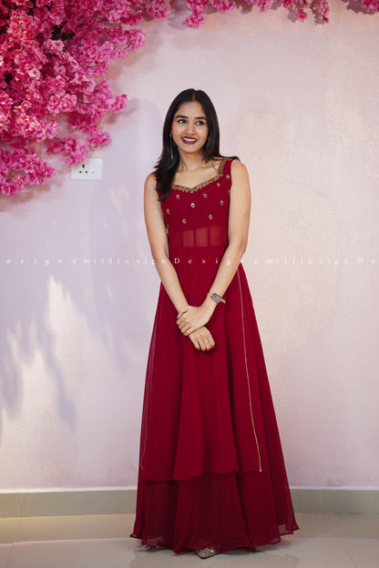 Two Piece Skirt and Long Top (MSD-153)