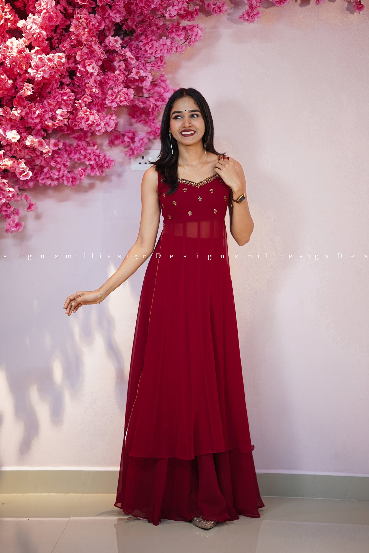 Two Piece Skirt and Long Top (MSD-153)