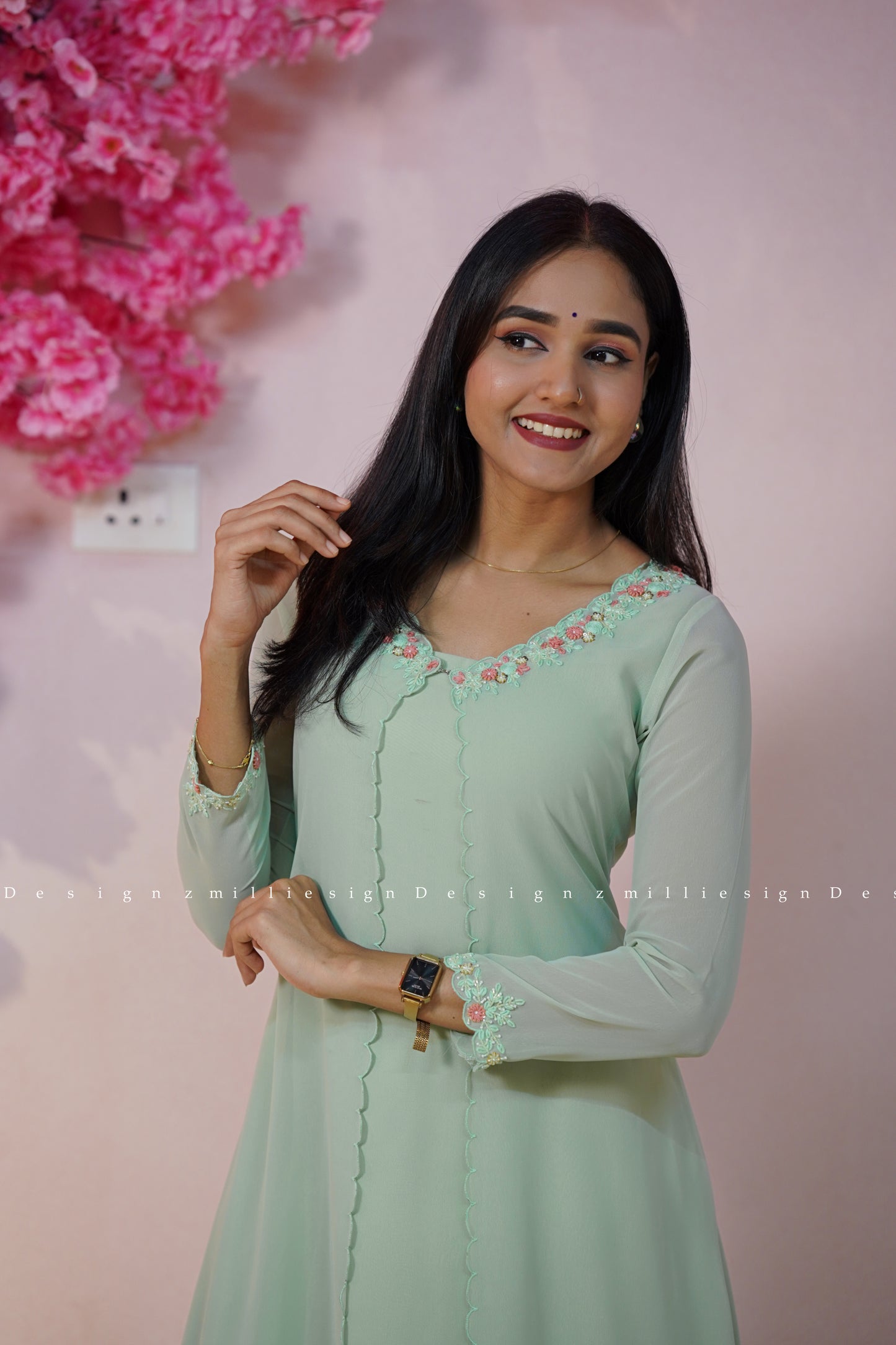 Two Piece Set A-line Top with Jacket (MSD-181)