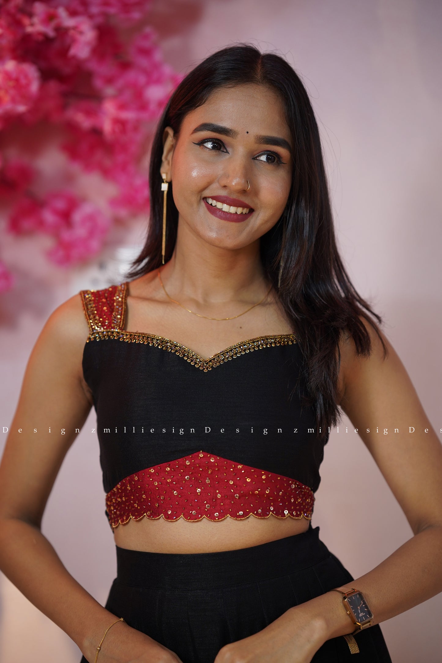 Two Piece Skirt and Crop Top (MSD-149)