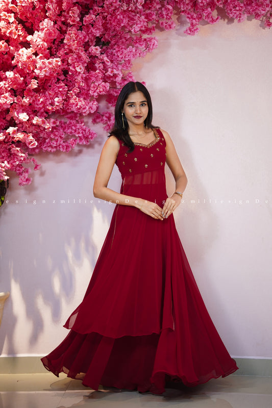 Two Piece Skirt and Long Top (MSD-153)
