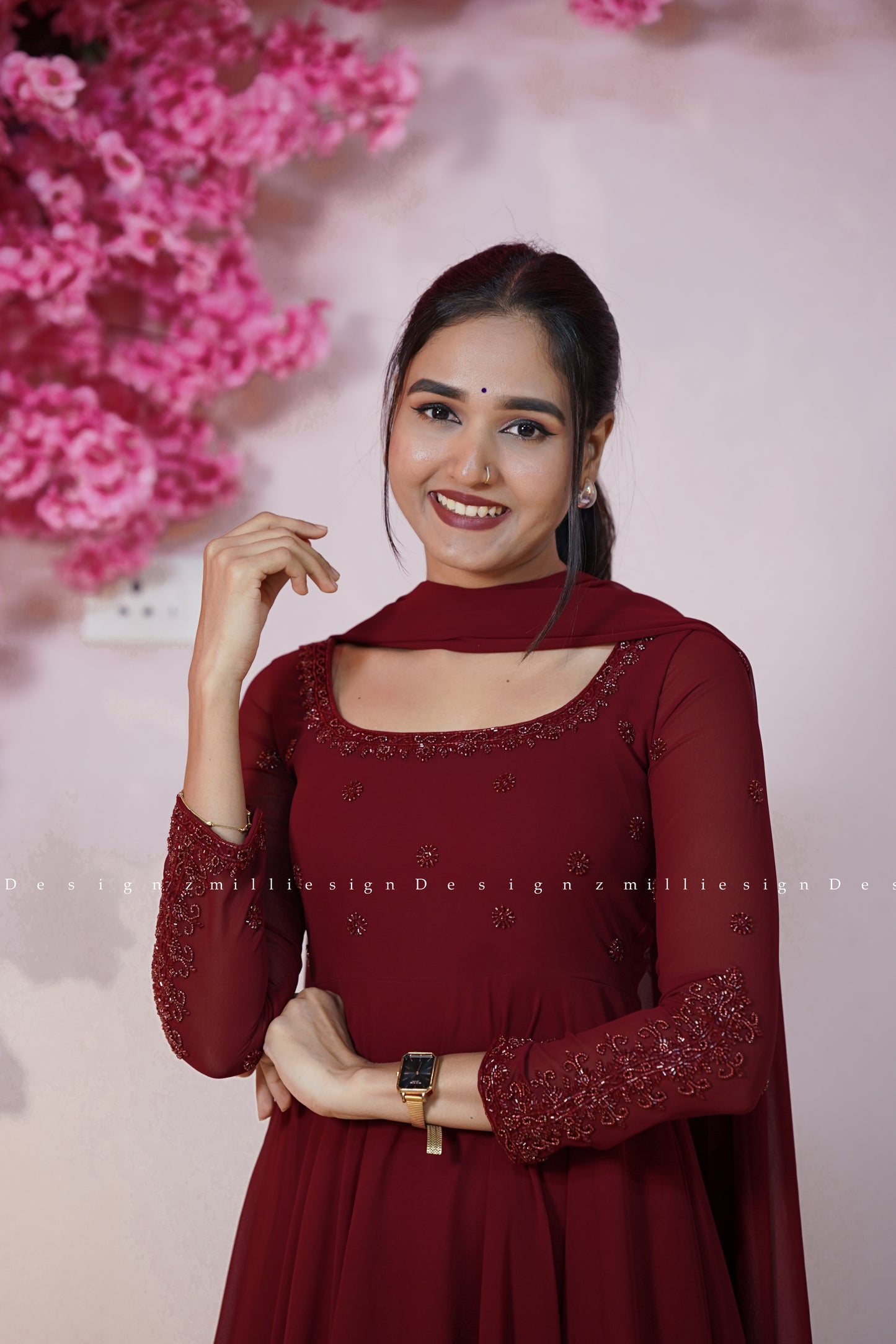 Three Piece Set Anarkali (MSD-182)