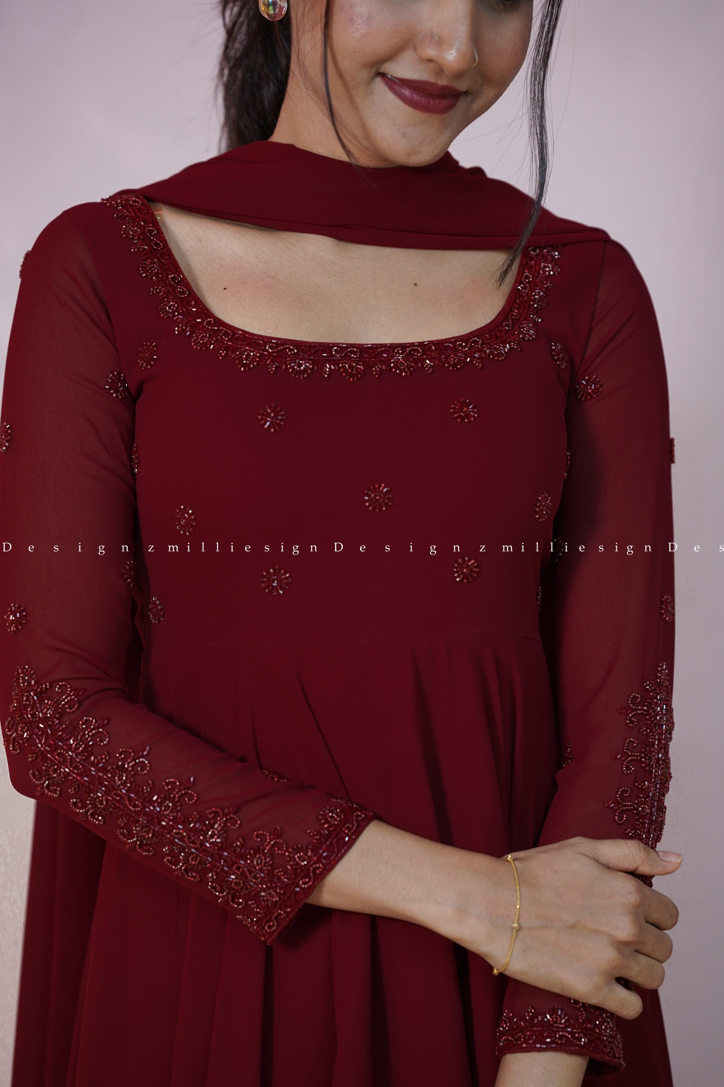 Three Piece Set Anarkali (MSD-182)