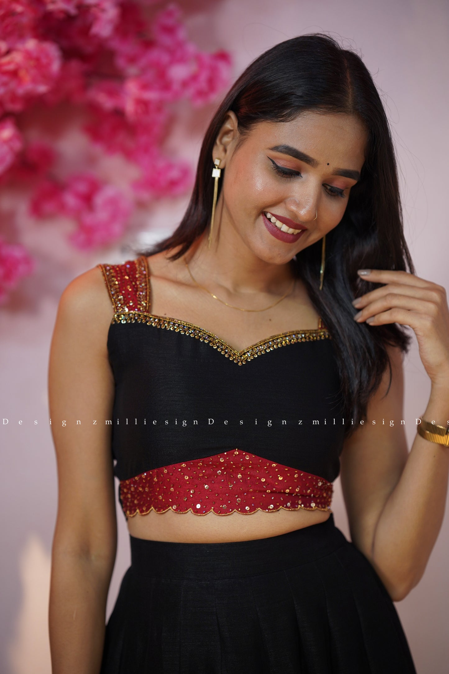 Two Piece Skirt and Crop Top (MSD-149)