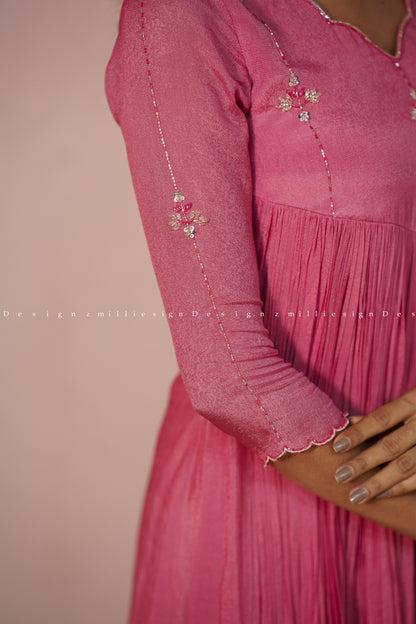 Premium Crepe Georgette Top with Dupatta (MSD-164)