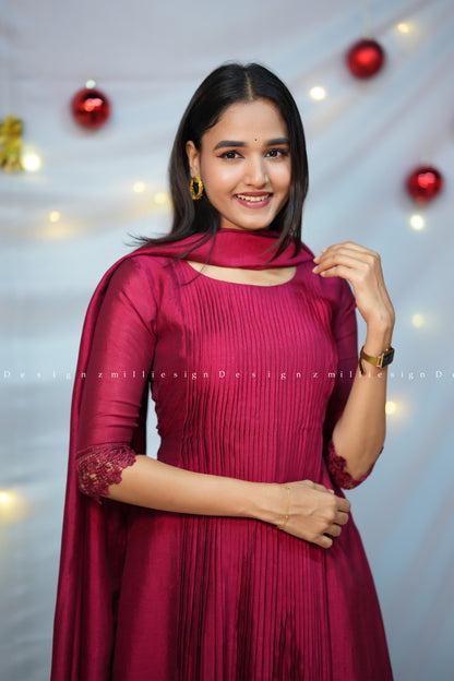 Three Piece Set - Top, Pant and Dupatta (MSD-201)