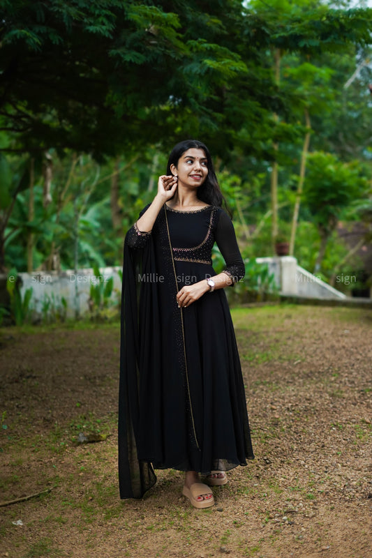 Designer Anarkali with Dupatta (MSD-043)